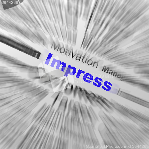 Image of Impress Sphere Definition Displays Satisfactory Impression Or Ex