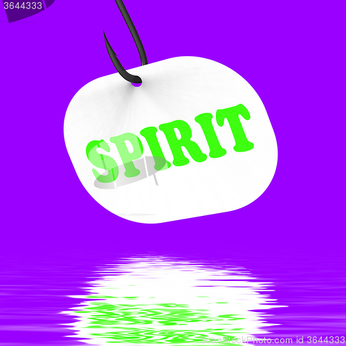 Image of Spirit On Hook Displays Spiritual Body Or Purity