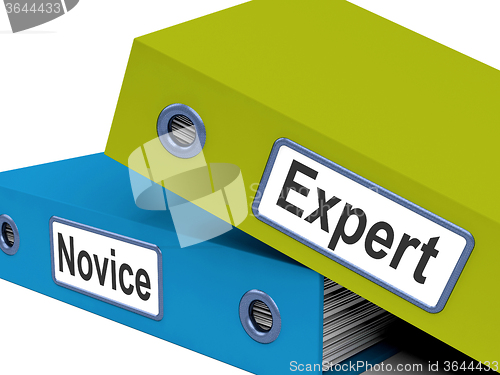 Image of Expert Novice Folders Mean Learner And Advanced