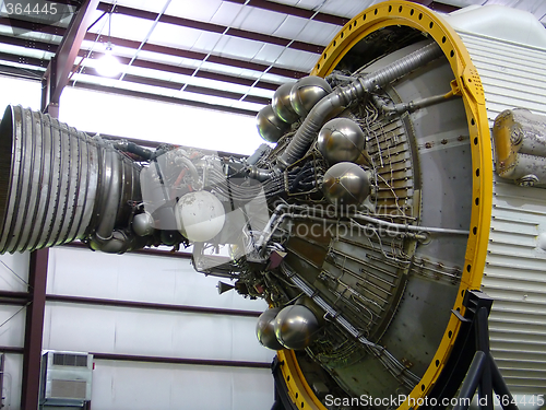 Image of Space Shuttle Engine Parts