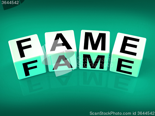 Image of Fame Refers to Famous Renowned or Notable Celebrity