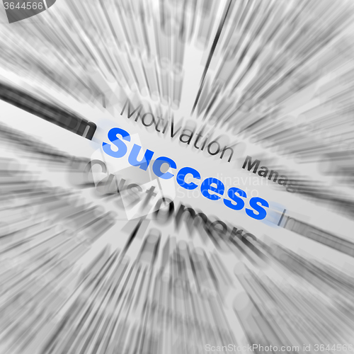 Image of Success Sphere Definition Displays Determination And Leadership