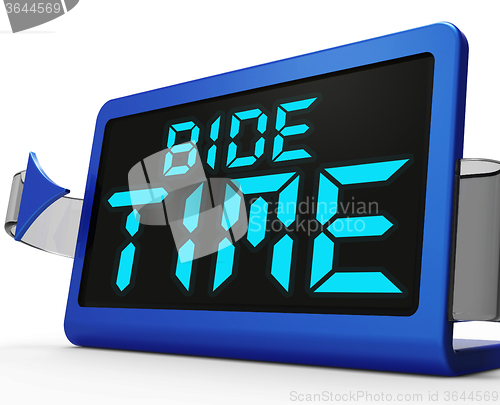 Image of Bide Time Clock Means Wait For Opportune Moment