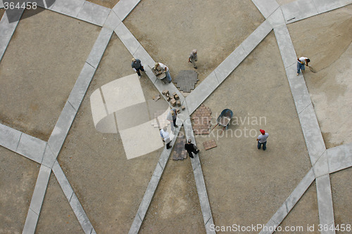 Image of construction workers