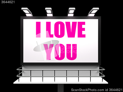 Image of I Love You Sign Refer to Romantic Loving and Caring