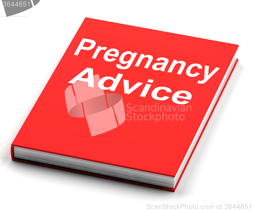Image of Pregnancy Advice Book Shows Information Babies