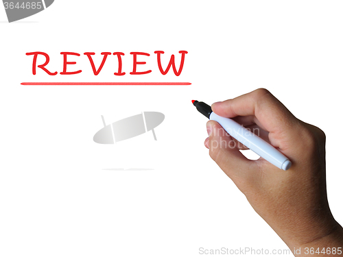 Image of Review Word Means Analysis Checking And Feedback