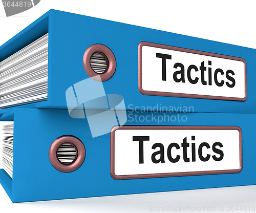 Image of Tactics Folders Show Organisation And Strategic Methods