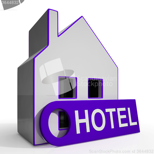 Image of Hotel House Means Holiday Accommodation And Vacant Rooms