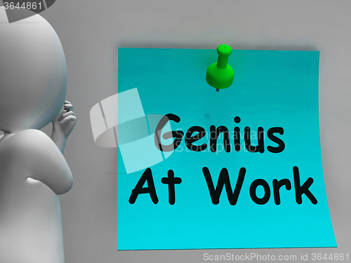 Image of Genius At Work Means Do Not Disturb