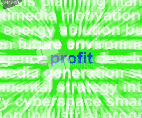 Image of Profit Word Means Revenue Earnings And Return