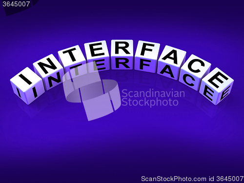 Image of Interface Blocks Represent Integrating Networking and Interfacin