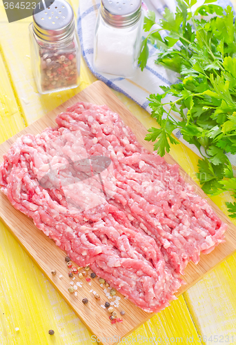 Image of minced meat with spice