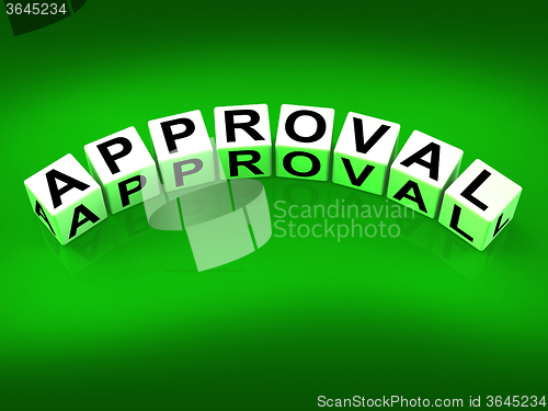 Image of Approval Blocks Show Validation Acceptance and Approved