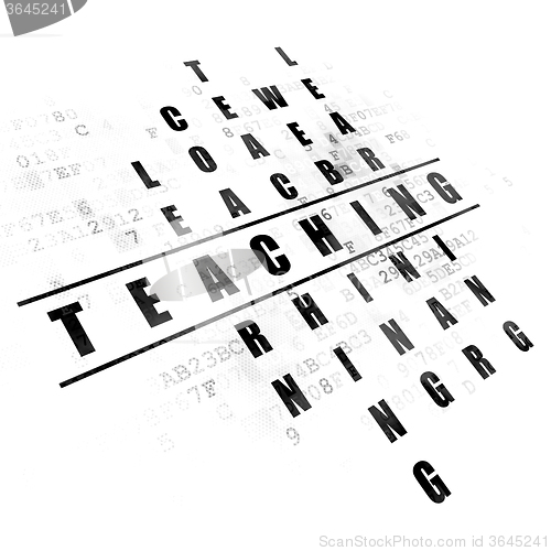 Image of Studying concept: Teaching in Crossword Puzzle