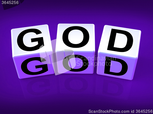 Image of God Blocks Represent Deities Gods or Holiness