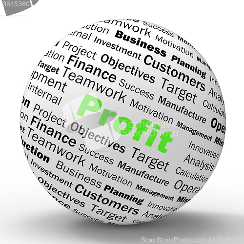 Image of Profit Sphere Definition Means Company Growth Or Performance