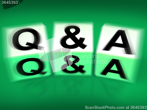 Image of Q&A Blocks Displays Questions and Answers