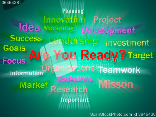 Image of Are You Ready Brainstorm Displays Prepared For Business