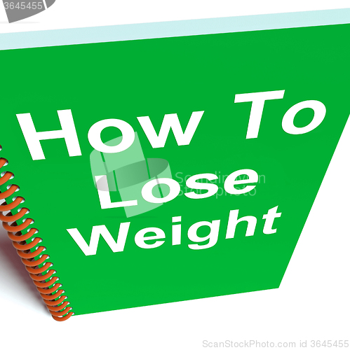 Image of How to Lose Weight on Notebook Shows Strategy for Weight loss