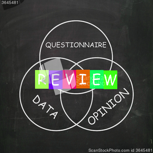 Image of Questionnaire of Reviewed Data and Opinion Shows Feedback