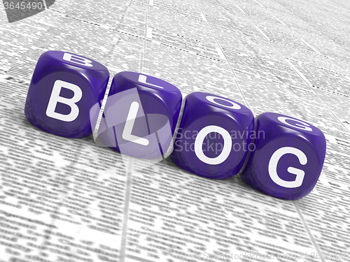 Image of Blog Dice Show Writing News Marketing Or Opinion