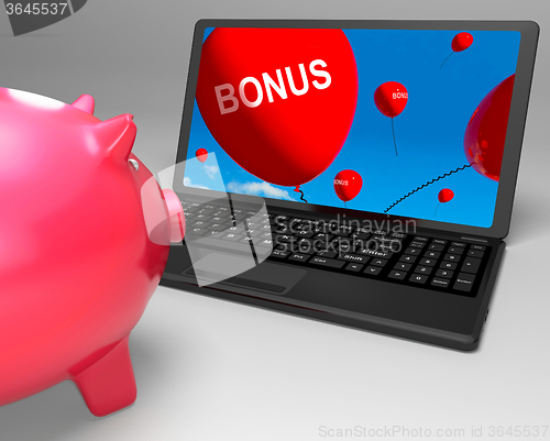 Image of Bonus Laptop Shows Perks Rewards And Extras