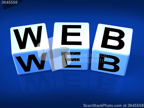 Image of Web Blocks Refer to the World Wide Web