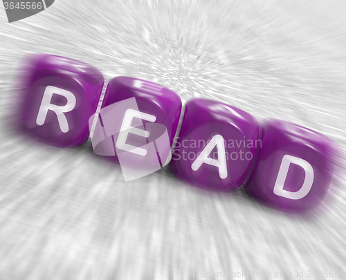 Image of Read Dice Displays Fiction Non-Fiction And Literacy