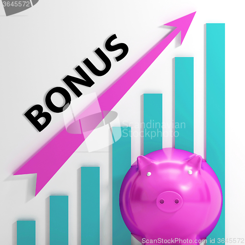 Image of Bonus Graph Shows Incentives Rewards And Premiums