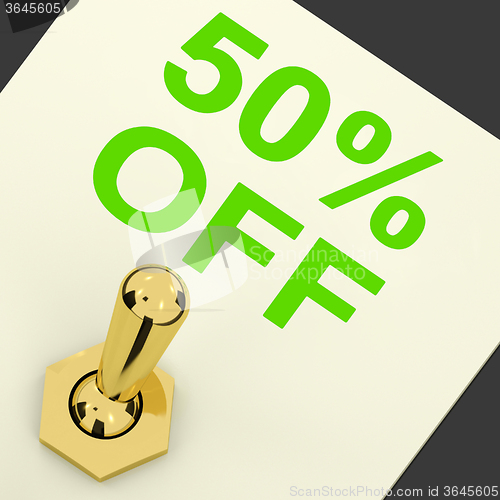 Image of Switch Shows Sale Discount Of Fifty Percent Off 50