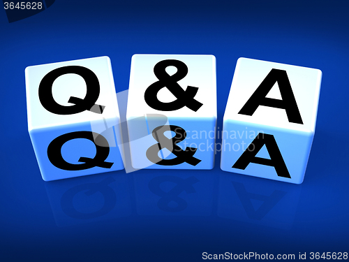 Image of Q&A Blocks Refer to Questions and Answers