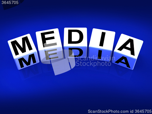 Image of Media Blocks Refer to Radio TV Newspapers and Multimedia