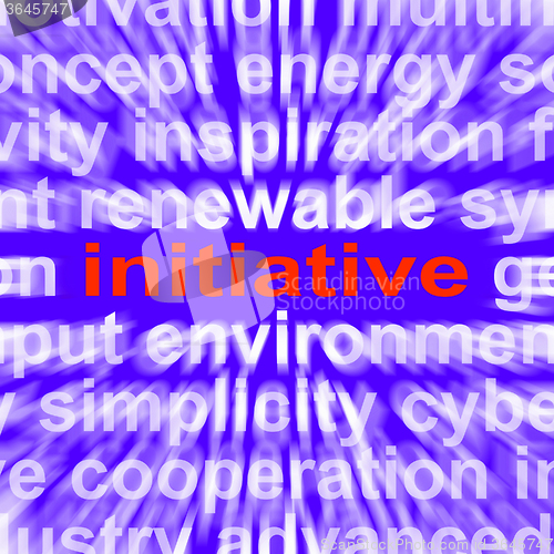 Image of Initiative Word Means Motivation Leadership And Taking Action