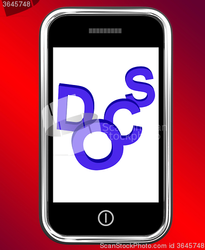 Image of Docs On Phone Means Call For Medical Help