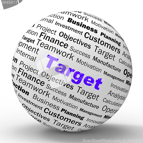 Image of Target Sphere Definition Means Business Goals And Objectives