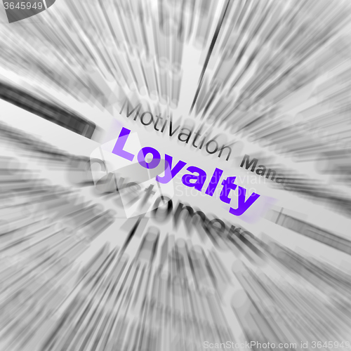 Image of Loyalty Sphere Definition Displays Honest Fidelity And Reliabili