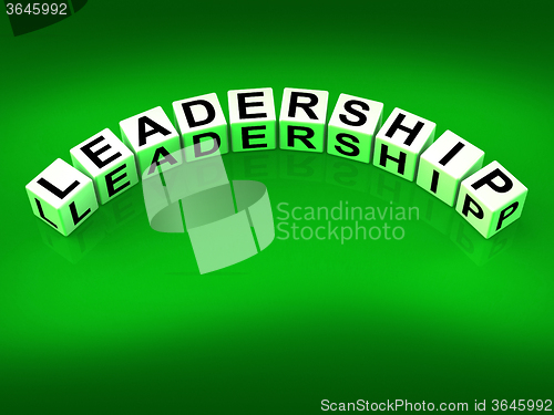 Image of Leadership Dice Mean Guidance Influence And Management