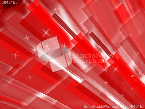 Image of Red Bars Background Means Geometric Or Futuristic Design