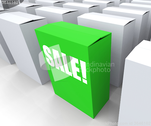 Image of Sale! Box Shows Selling Retail and Buying