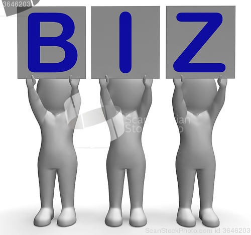 Image of Biz Banner Means Corporate Business And Partnership