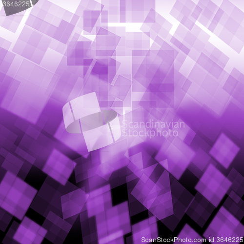 Image of Purple Cubes Background Means Repetitive Pattern Or Wallpaper