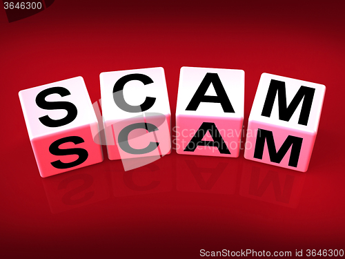 Image of Scam Means Fraud Scheme to Rip-off or Deceive