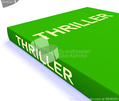 Image of Thriller Book Shows Books About Action Adventure And Mystery