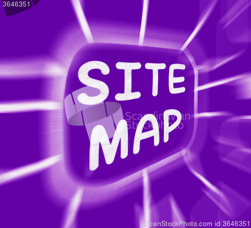 Image of Site Map Diagram Displays Layout Of Website Pages