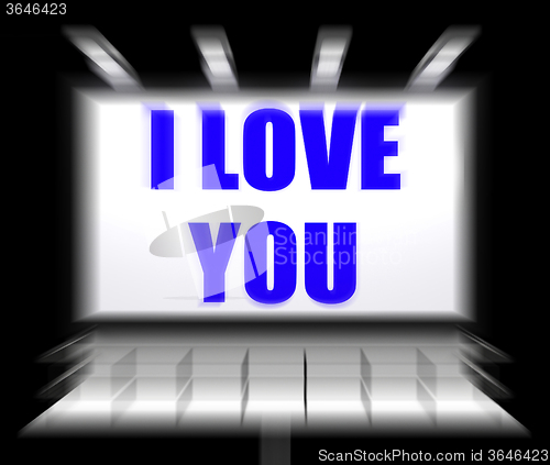 Image of I Love You Sign Displays Romantic Loving and Caring