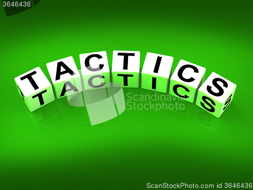 Image of Tactics Blocks Show Strategy Approach and Technique