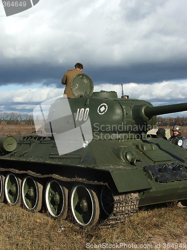 Image of WWII soviet tank