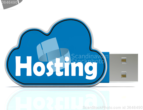 Image of Hosting Memory Stick Means Host Website And Hosted By