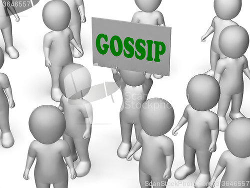 Image of Gossip Board Character Shows Secrets And Rumours